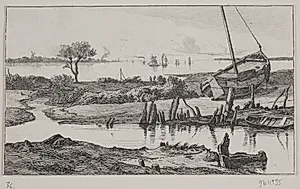 Elben ved Flottbeck by Hermann Carmiencke