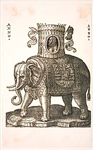 Elefantordenens emblem by Melchior Lorck