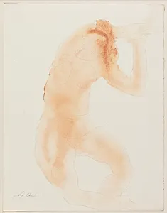 "Elle était suspendue, par les poignets, à un crochet de fer." by Auguste Rodin