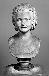 Ellen Adler som barn by H.W. Bissen