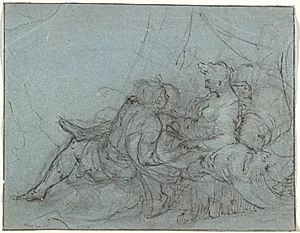 Elskende par by Hendrick Goltzius