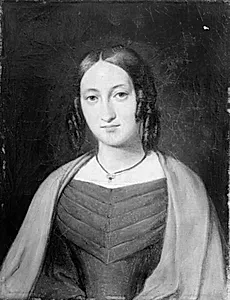 Emma Nansen, f. Schlegel, Jacob Nansens hustru by Wilhelm Marstrand