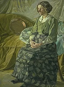 Emma Weie, kunstnerens søster by Edvard Weie