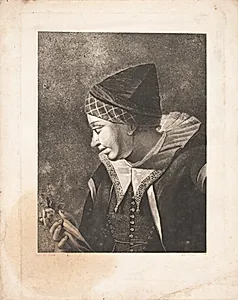 En Amagerpige by Gerhard Ludvig Lahde