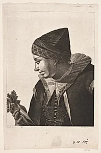 En Amagerpige by Gerhard Ludvig Lahde