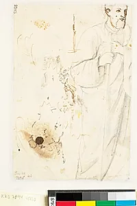 En apostelfigur eller lignende by Dankvart Dreyer