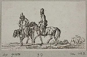 En baschkir og en kosak by Christian David Gebauer