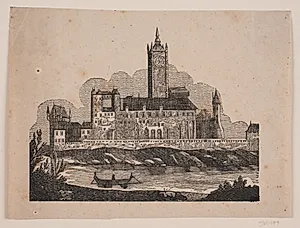 En befæstet borg by Andreas Flinch