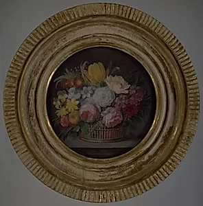 En blomsterkurv