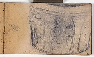 En brønd i en gård ved siden af hotel Aquila Nerva, Verona by Niels Larsen Stevns