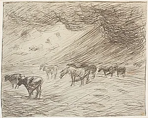 En byge by Theodor Philipsen