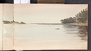 En dansk kyst by Agnes Slott-Møller
