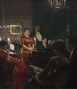 En duet by P.S. Krøyer