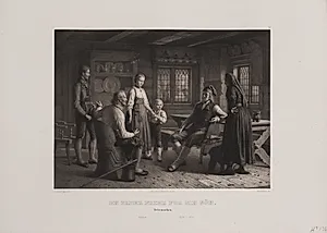 En Fader frier for sin søn by Adolph Kittendorff