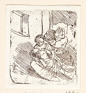 En familie by Cornelis Pietersz Bega