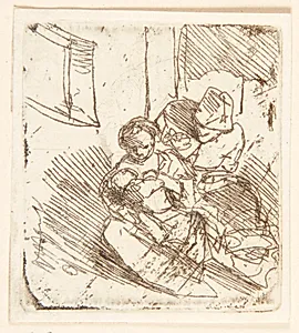 En familie by Cornelis Pietersz Bega