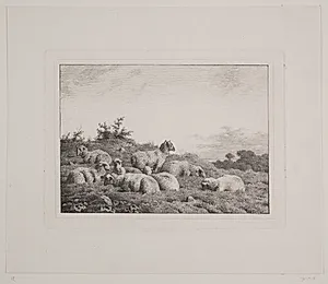 En fåreflok by Carl Frederik Bartsch