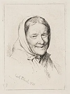 En fiskerkone by Carl Bloch