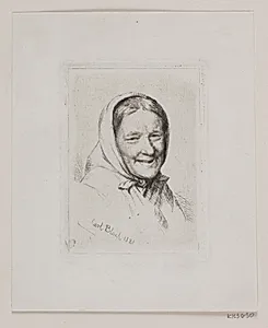 En fiskerkone by Carl Bloch