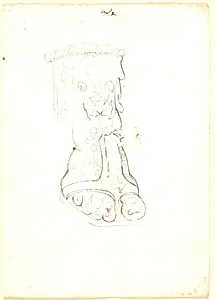 En fod med en ornamenteret sandal by Nicolai Abildgaard