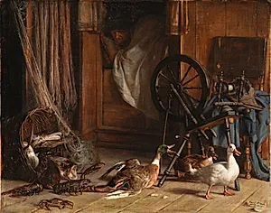 En forstyrret middagssøvn by Carl Bloch