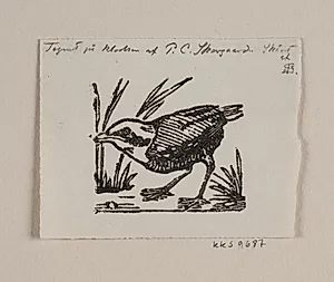 En fugleunge by Niels Skovgaard