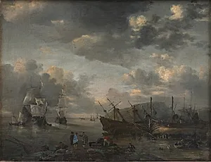 En havn ved Middelhavet by Reinier Zeeman