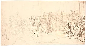 En kongelig procession by Jürgen Ovens