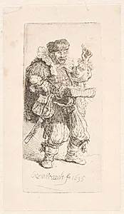 En kvaksalver by Rembrandt van Rijn