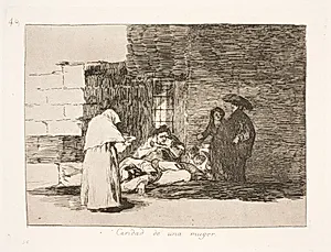 En Kvindes Barmhjertighed (49) by Francisco de Goya