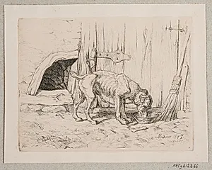 En lænkehund by Madsen, A.P.