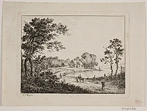 En Landevej by Elias Meyer
