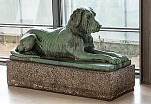 En liggende hund by J.A. Jerichau (I)