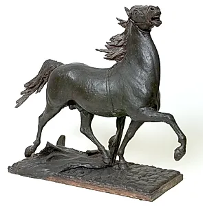En løs hest by Theodor Philipsen