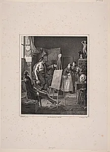 En Malers Atelier by Peter Henrik Gemzøe