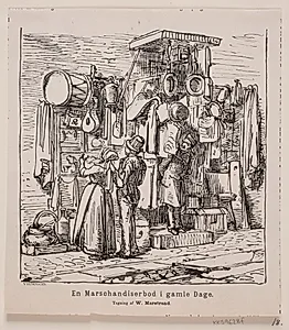 En Marschandiserbod i gamle Dage by Ubekendt