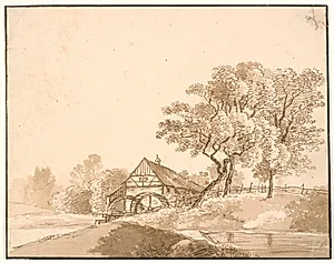 En mølle ved Lausanne