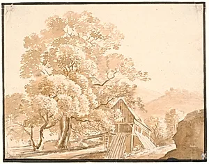 En mølle ved Lausanne
