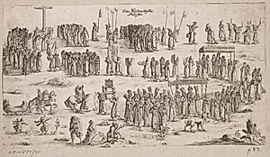 En moskovitisk procession by Ubekendt