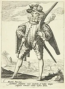 En musketer by Jacques de Gheyn II