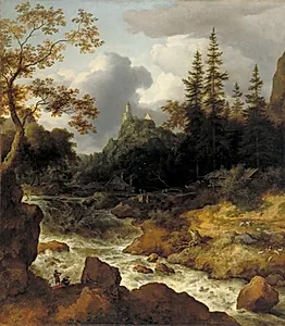 En norsk egn by Allaert van Everdingen