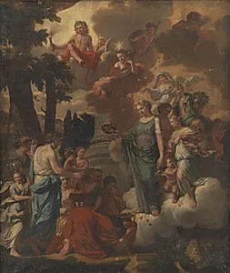 En ofring til Apollo by Zacharias Webber