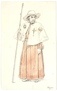 En pilgrim by Martinus Rørbye