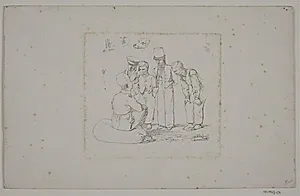 En russisk matros på Toldboden by Constantin Hansen