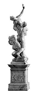 En Sabinerindes rov by Giambologna