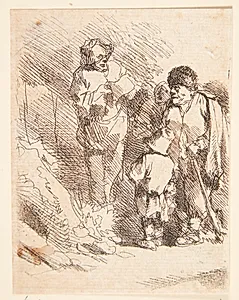 En sanger by Cornelis Pietersz Bega