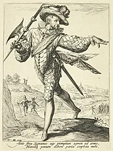 En sergent by Jacques de Gheyn II