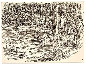 En skovsø by Fritz Syberg