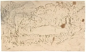 En skovsø by Dankvart Dreyer