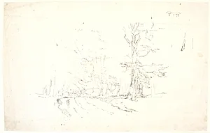 En skovvej by Dankvart Dreyer
